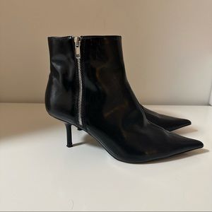 Zara pointy toe ankle boots